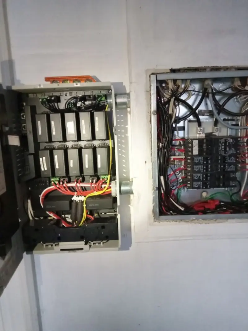 Electrical panel upgrade completed for Indoor Lighting Installation in Pea Ridge